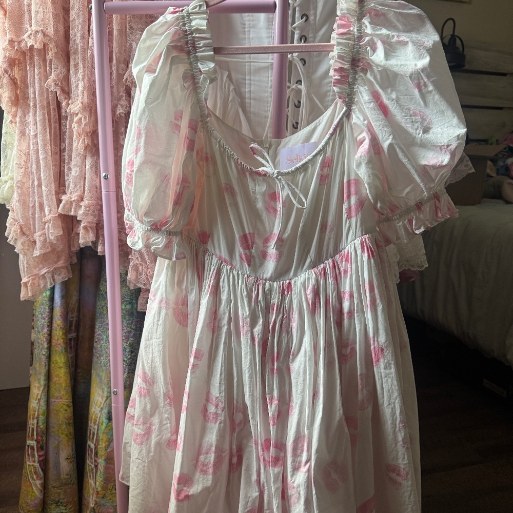 Selkie Kiss on the Lips Beach Day Dress